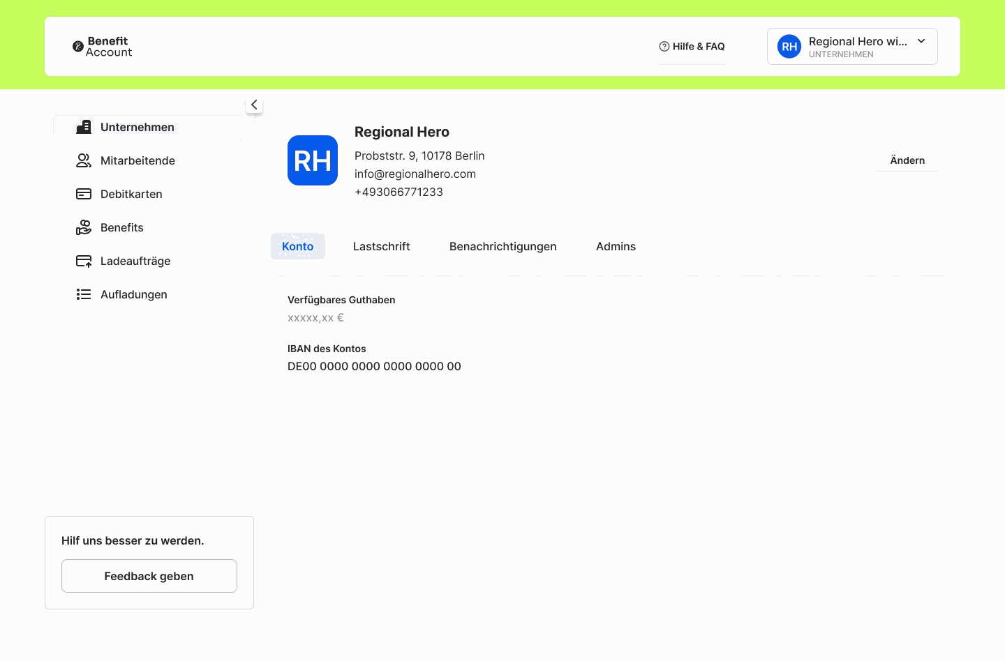 HR-Portal Navigation